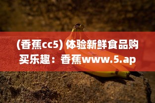 (香蕉cc5) 体验新鲜食品购买乐趣：香蕉www.5.app引领线上水果销售新趋势