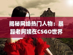 揭秘网络热门人物：暴躁老阿姨在CSGO世界中的神奇转型和难以想象的战绩成就 v9.8.4下载