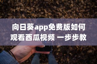 向日葵app免费版如何观看西瓜视频 一步步教你畅享流畅体验 v8.6.9下载