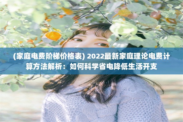 (家庭电费阶梯价格表) 2022最新家庭理论电费计算方法解析：如何科学省电降低生活开支