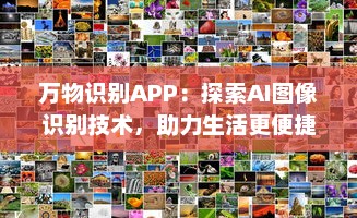 万物识别APP：探索AI图像识别技术，助力生活更便捷 实时识别，尽在掌握 让科技成为生活的助手 v7.3.9下载