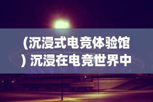 (沉浸式电竞体验馆) 沉浸在电竞世界中：详述按在电竞椅上C所体验的竞技乐趣和挑战