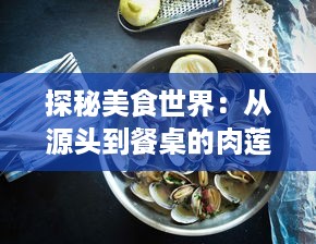 探秘美食世界：从源头到餐桌的肉莲花之旅，一段揭示中国传统烹饪艺术的美味探索