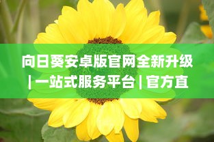 向日葵安卓版官网全新升级 | 一站式服务平台 | 官方直达下载，安全放心 v7.1.0下载