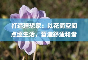 打造理想家：以花简空间点缀生活，营造舒适和谐居住环境 | 引领家居潮流，尽享优雅生活品质 v6.4.5下载