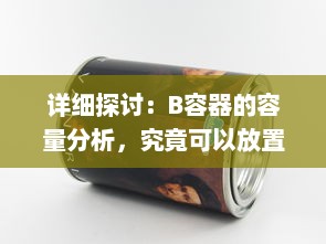 详细探讨：B容器的容量分析，究竟可以放置多少个鸡蛋图片 v3.3.1下载