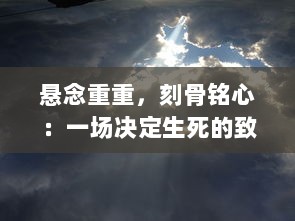 悬念重重，刻骨铭心：一场决定生死的致命行动的深度解析和内幕揭秘