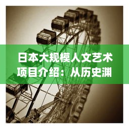 日本大规模人文艺术项目介绍：从历史渊源到现代实践，探索日本艺术文化的深度与广度