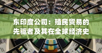 东印度公司：殖民贸易的先驱者及其在全球经济史中的影响力探究